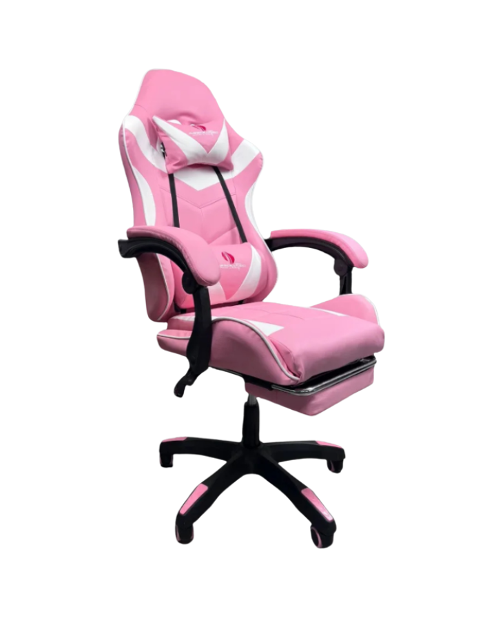 Silla Gamer Absolutec 508 RGB - Rosa y Blanco