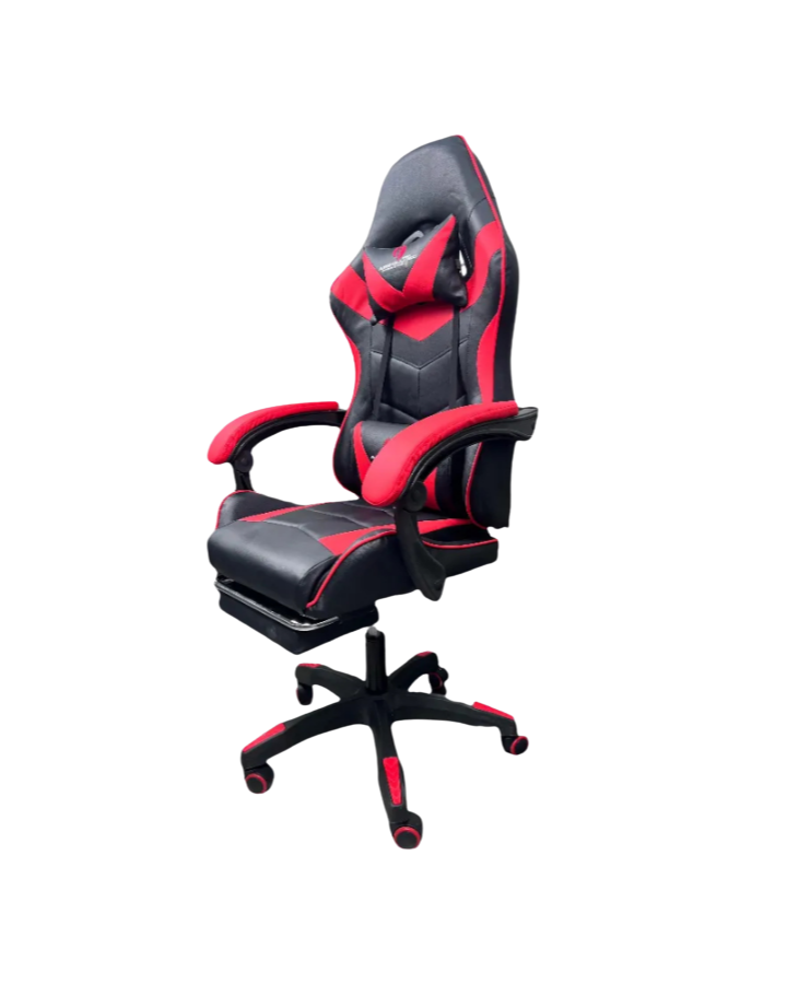 Silla Gamer Absolutec 508 - Negro y Rojo