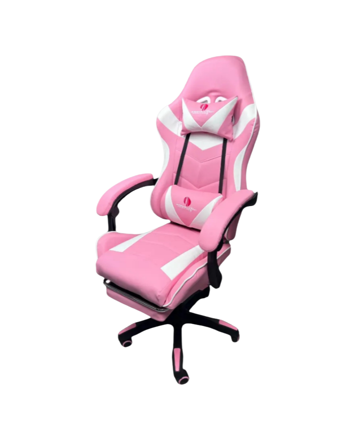 Silla Gamer Absolutec 508 - Rosa y Blanco