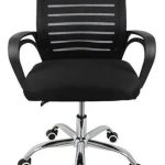 Silla de Escritorio Ergonómica Negra - 828
