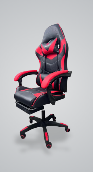 Silla Gamer Absolutec 508 - Negro y Rojo