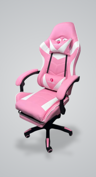 Silla Gamer Absolutec 508 - Rosa y Blanco