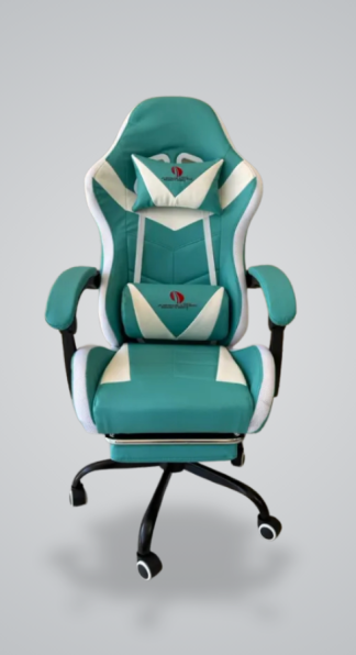 Silla Gamer 508 - Turquesa y Blanco