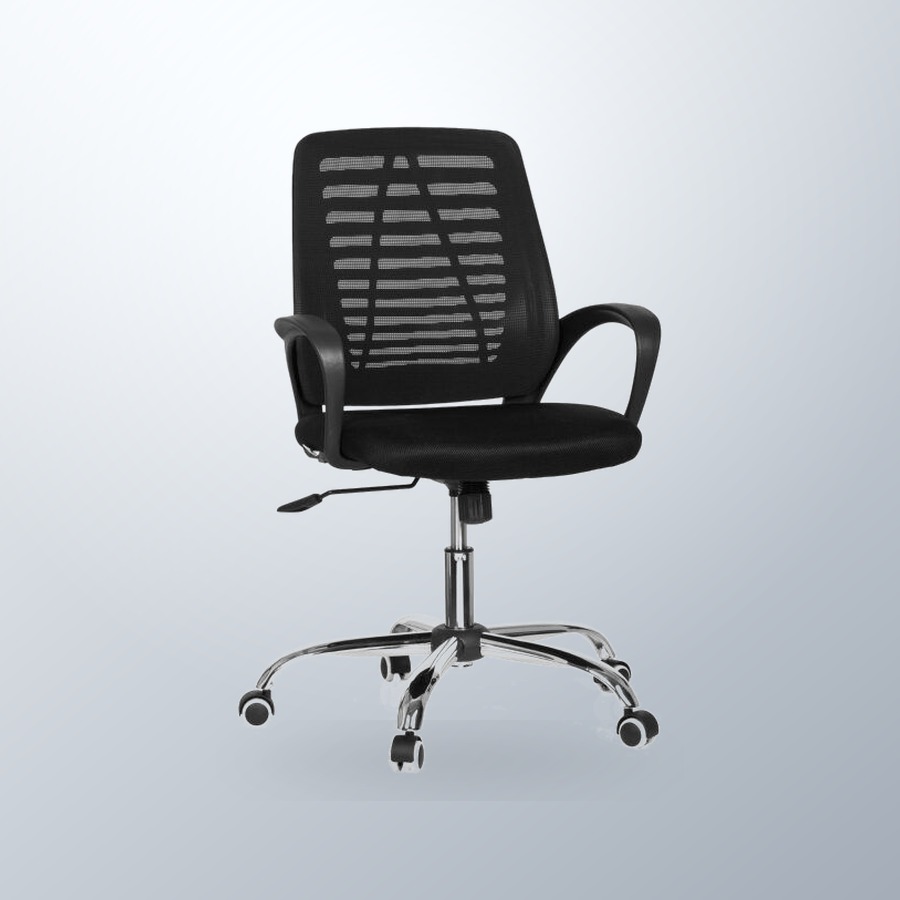 Silla de Escritorio Ergonómica Negra- 2004 en Iquique